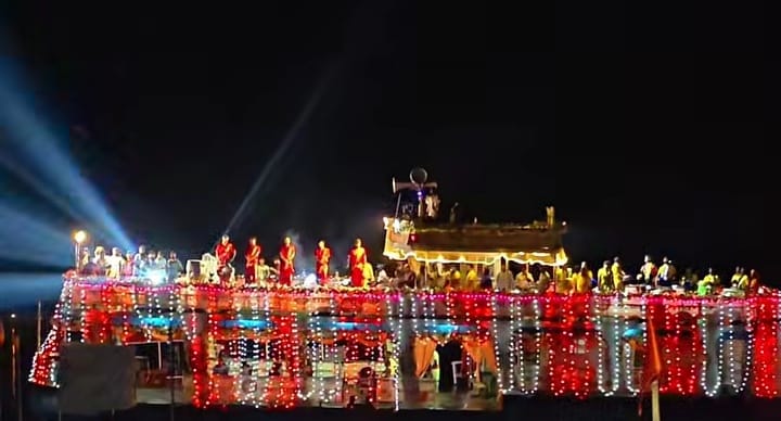 श्रावणी मेले को लेकर शेवड़ाफुली घाट और तारकेश्वर में अद्भुत लाइटिंग, भव्य आरती का आयोजन