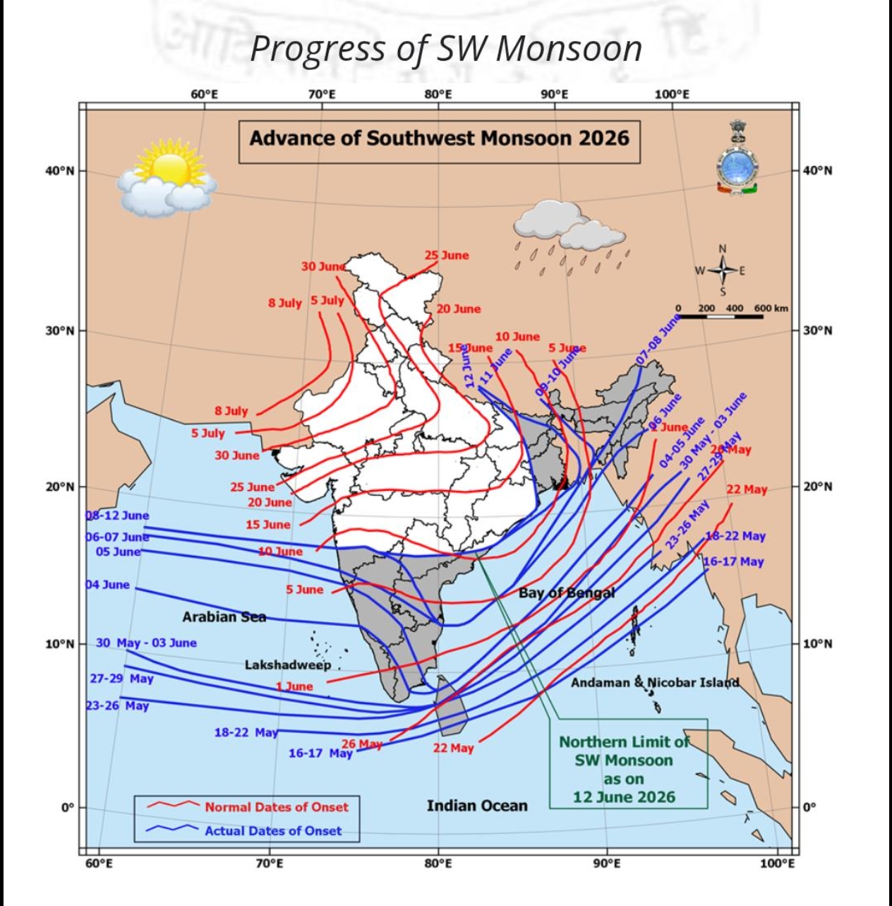 West Bengal Faces Uneven Monsoon: North Bengal Gets Heavier Rain, South Bengal Receives Less