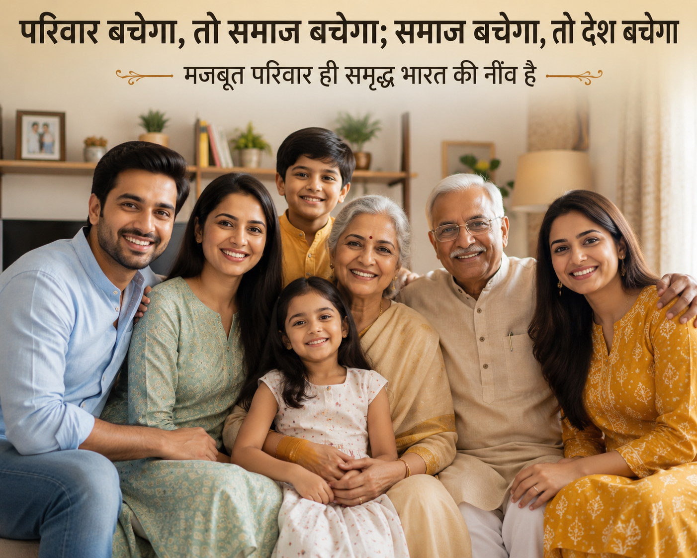 परिवार बचेंगे तो भारत बचेगा: विकास की दौड़ में कहीं हम अपना आधार तो नहीं खो रहे?  — डॉ. अजीत सिंह