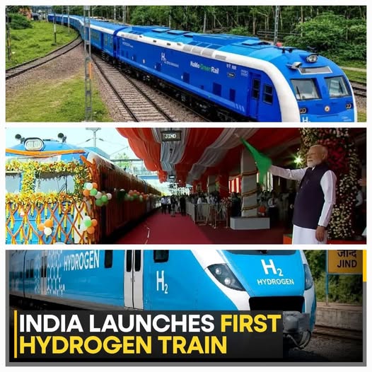 பசுமை ரயில்வே திட்டத்தின் முக்கிய அம்சமான ஹைட்ரஜன் ரயில் சேவை.. இந்தியா பெரும் சாதனை !