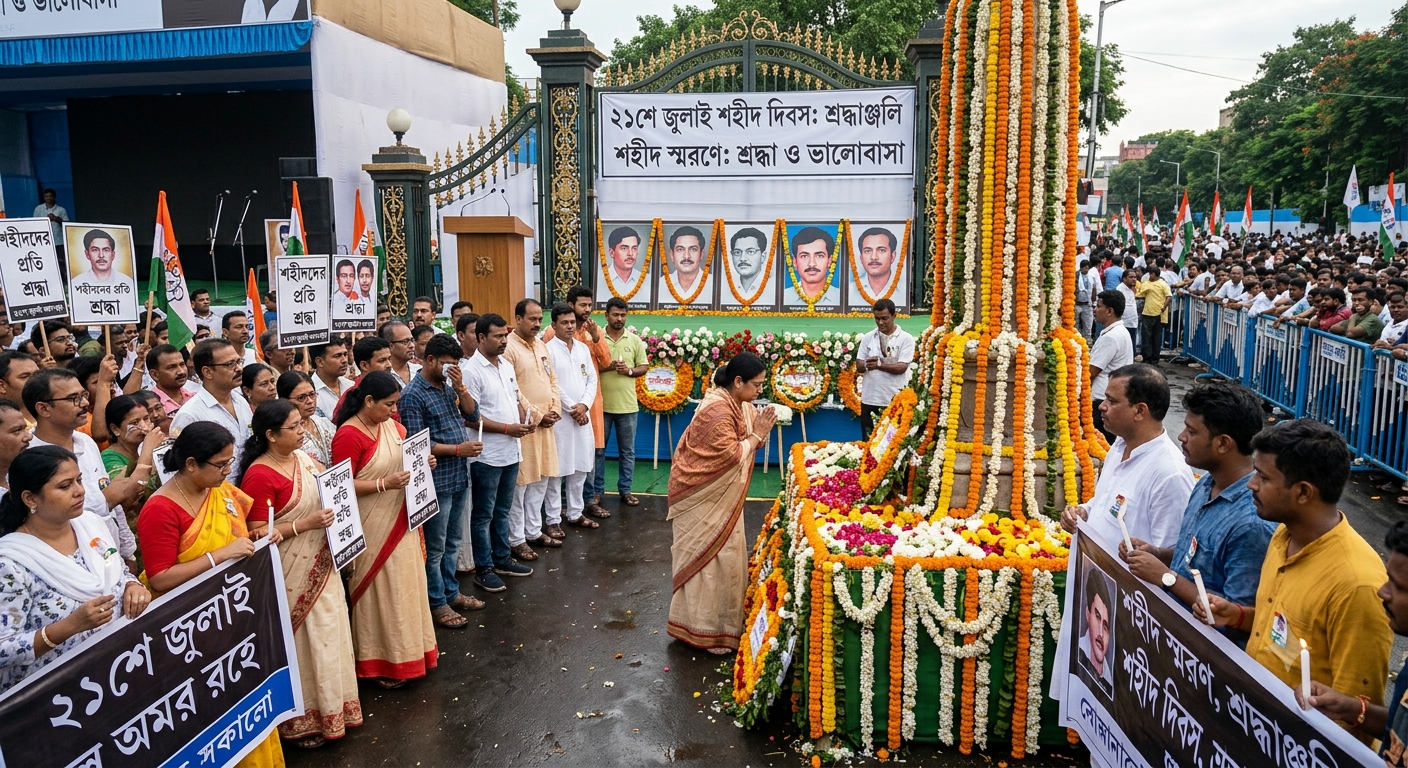 শহিদ তর্পণ নিয়ে শুভেন্দু অধিকারীর কড়া বার্তা, শহিদ পরিবারকে মর্যাদা ও বিচারের আশ্বাস
