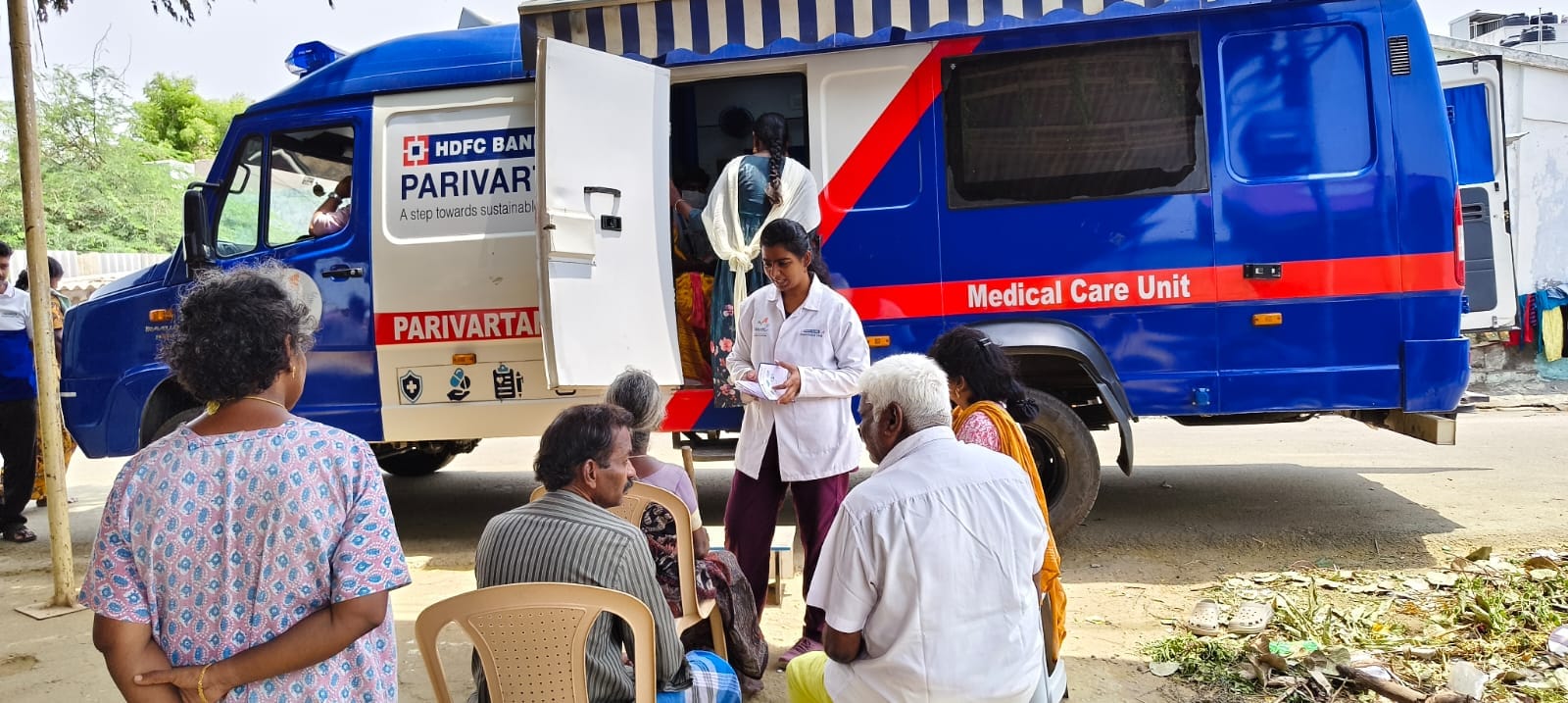 HDFC Parivartan on Wheels Expands Free Healthcare Outreach Across Coimbatore