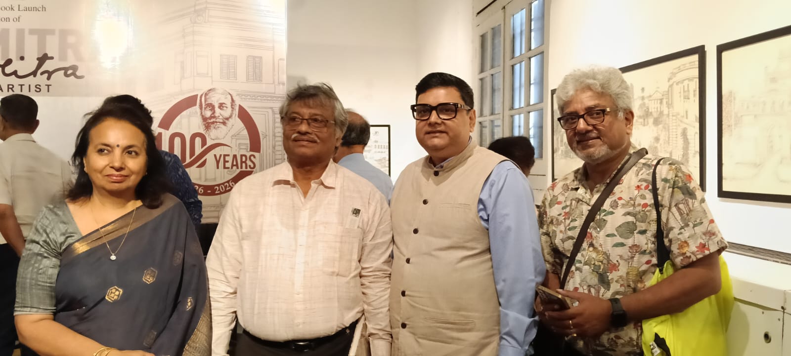 ভারতীয় জাদুঘর, কলকাতায় রথিন মিত্রের জন্মশতবার্ষিকী উপলক্ষে বিশেষ প্রদর্শনী ও গ্রন্থ উন্মোচন অনুষ্ঠিত