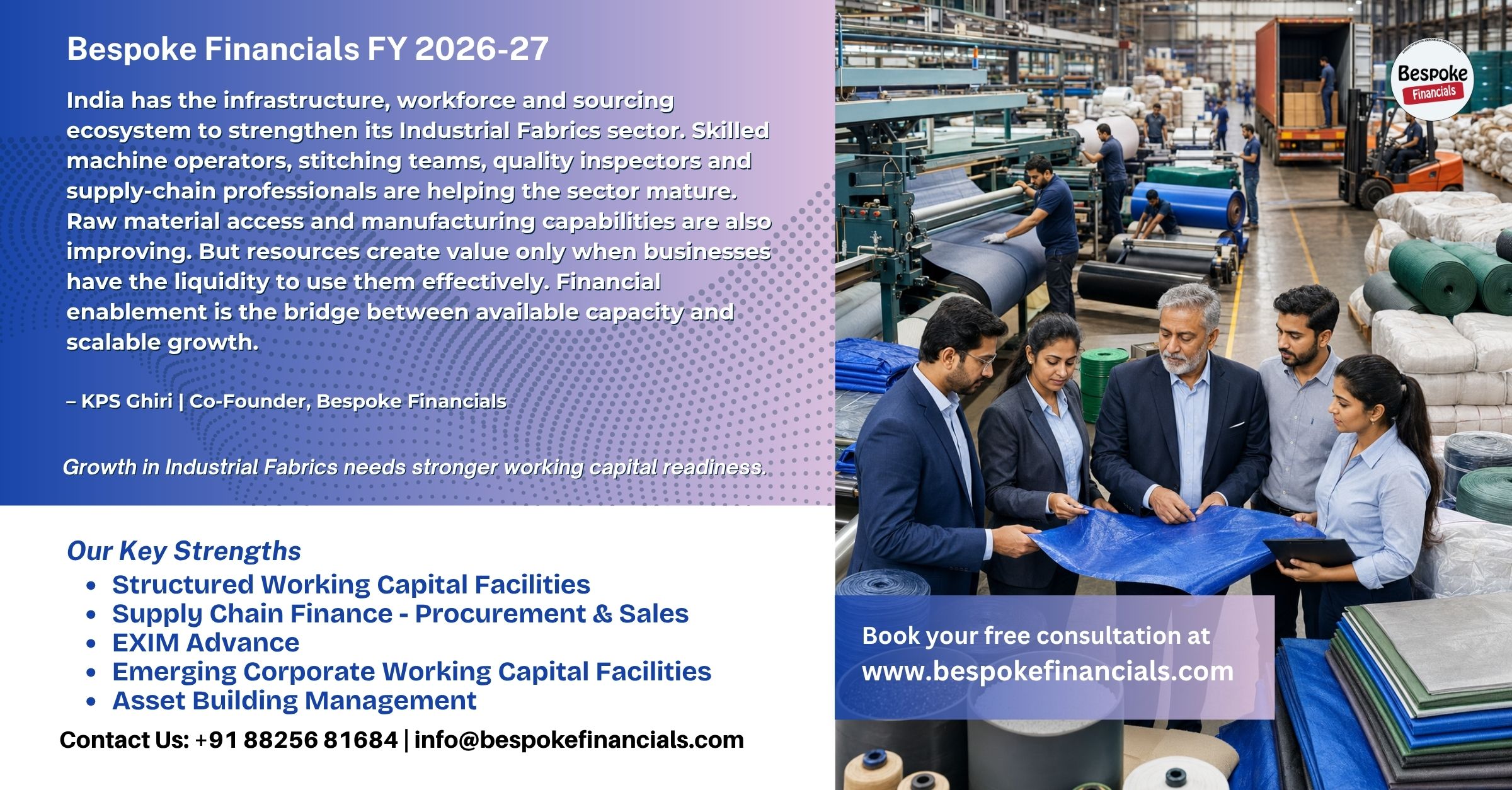 India’s Industrial Fabrics Sector Enters a New Growth Phase Driven by Infrastructure, Exports and Working Capital Readiness