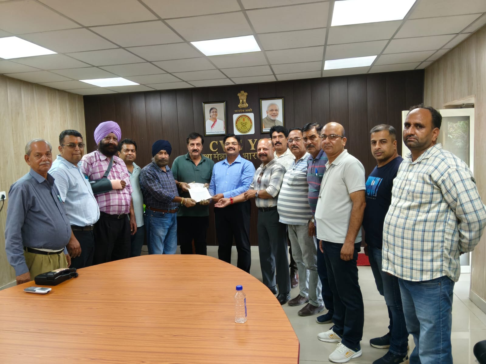 MES Builders Association of India , Yol Branch submit the MEMORANDUM to Commander works Engineer Yol