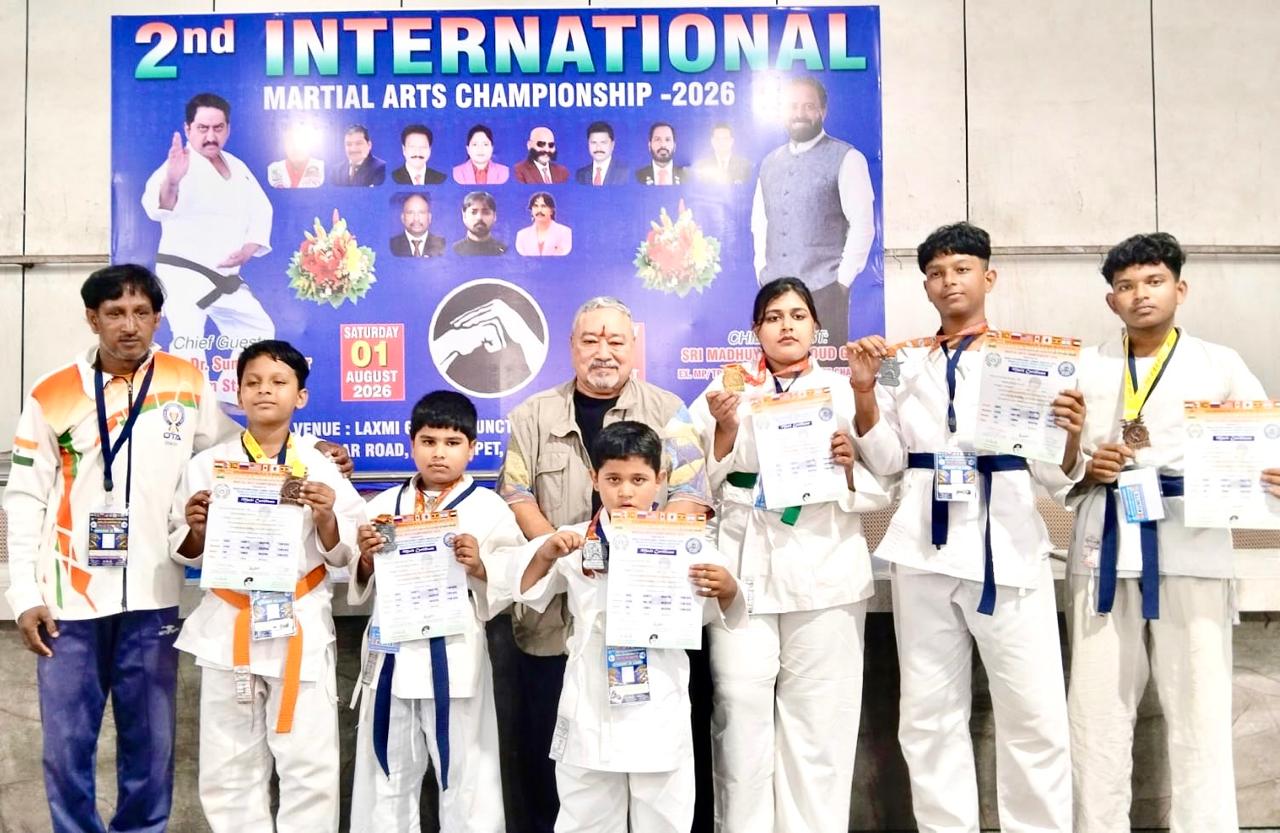 Odisha Martial Artists Shine at 2nd International Martial Arts Championship 2026 in Hyderabad