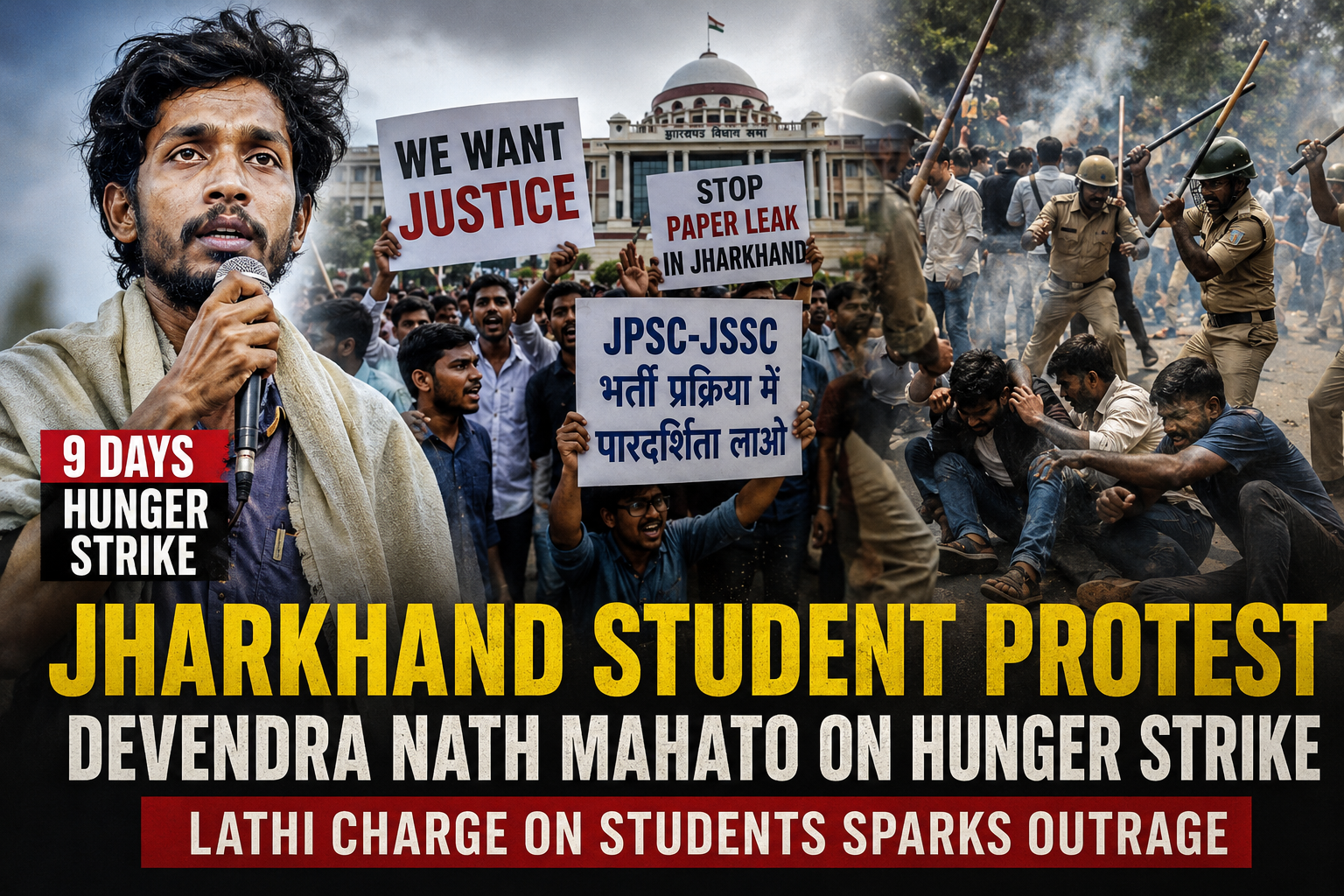 Devendra Nath Mahato’s Hunger Strike and Police Action Put Jharkhand’s Student Movement in Spotlight