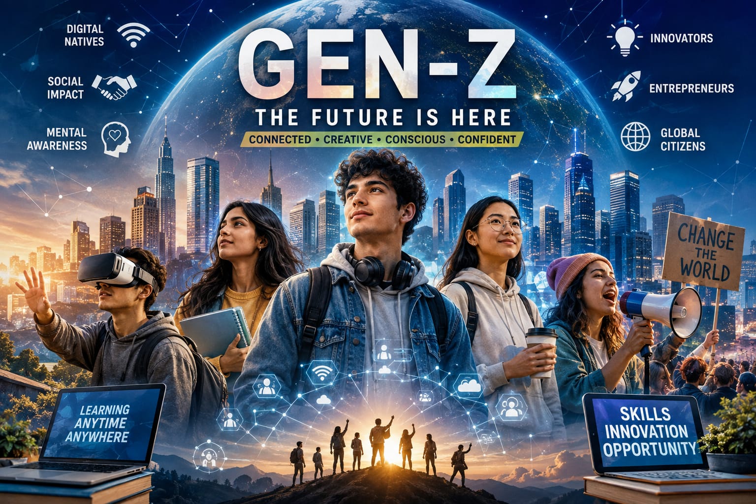 The Rise of Gen Z: How the World’s Digital Generation Is Changing Youth, Society and the Future