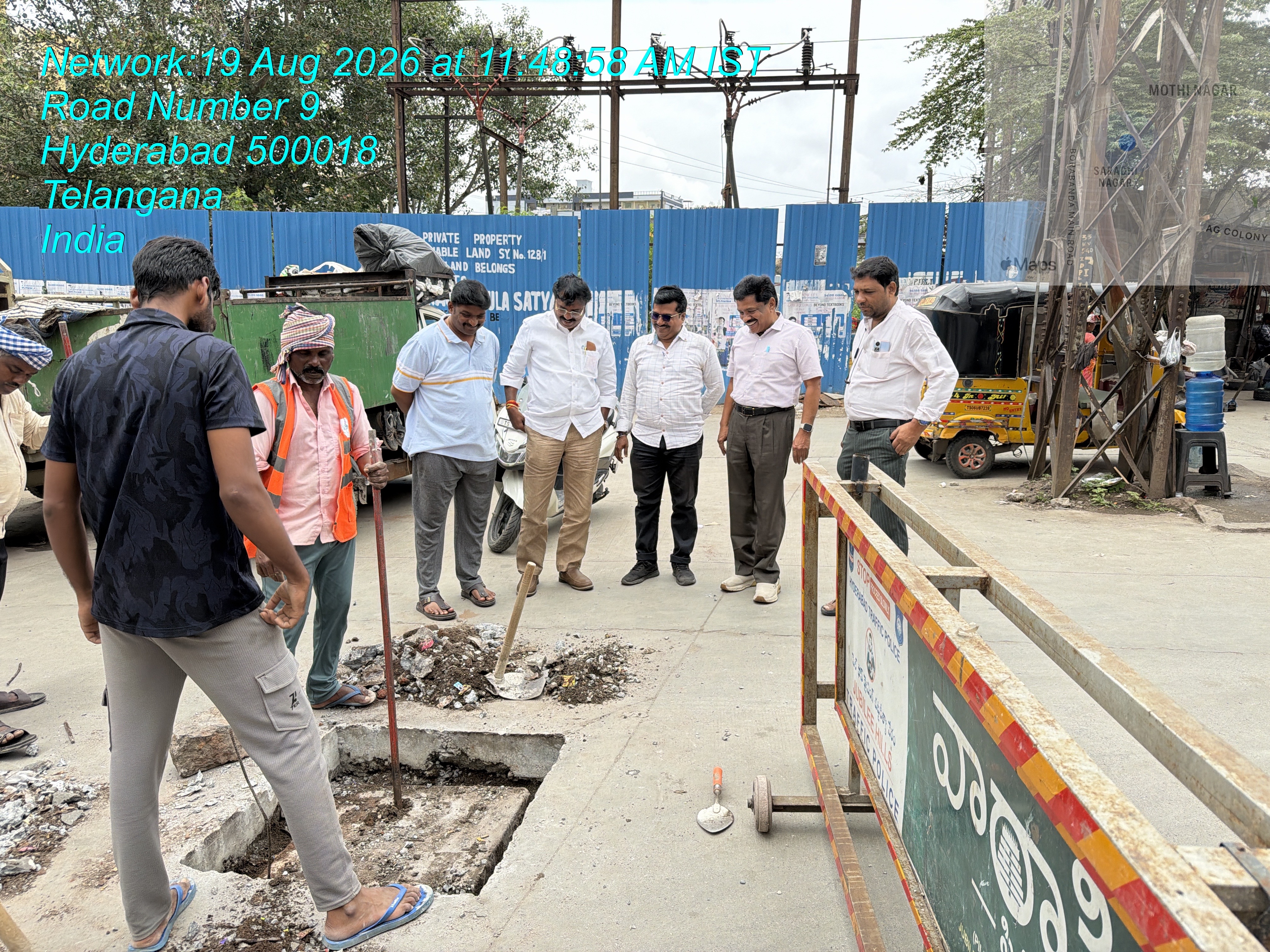 Drainage Development Works started at Kalyan Nagar Phase-3 Hyderabad