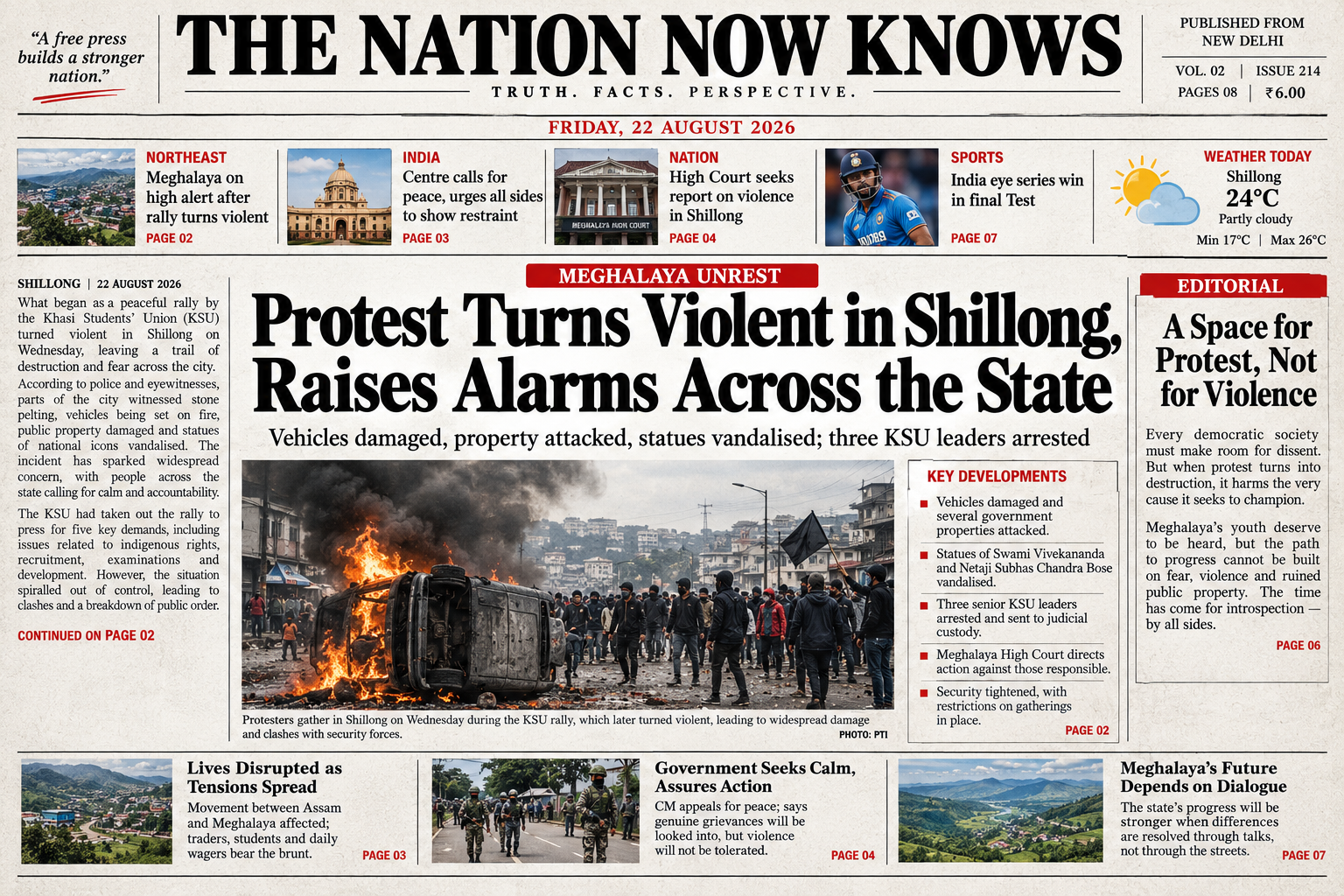 MEGHALAYA AT A DANGEROUS CROSSROADS