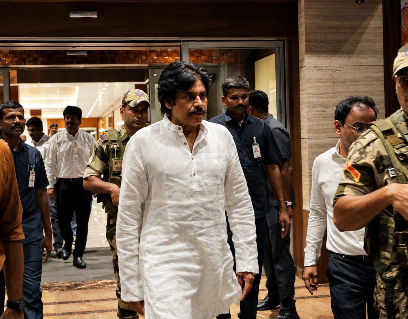 కేరళకు చేరుకున్న శ్రీ పవన్ కళ్యాణ్