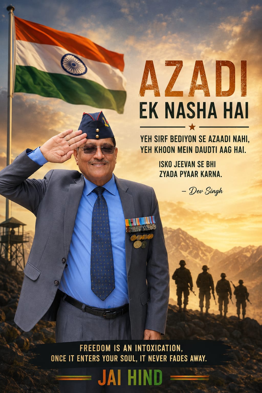 "Azadi Ek Nasha Hai: From My Father's Words to My Battlefield"