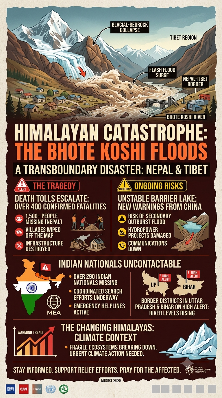 **Catastrophe Along the Bhote Koshi: High Himalayan Collapse Triggers Transboundary Disaster**