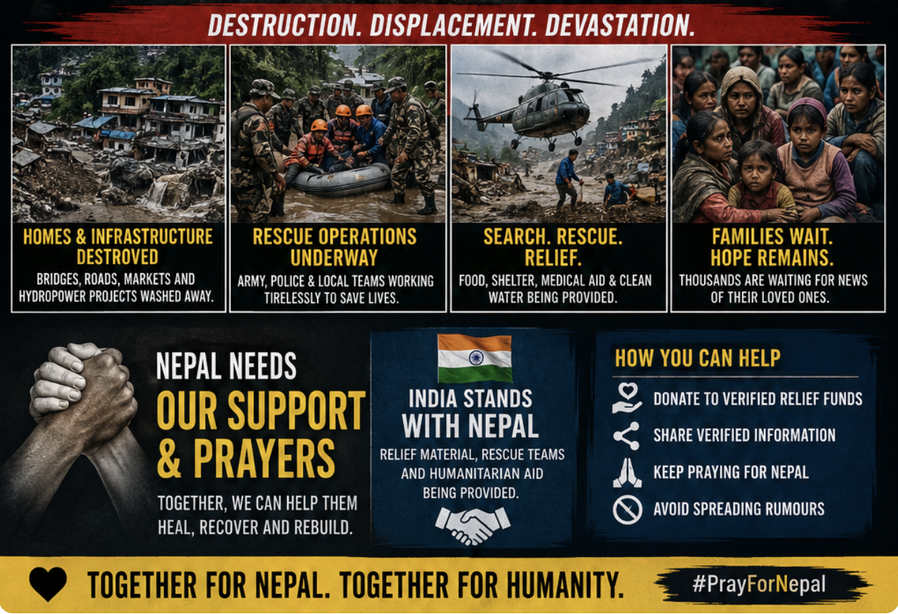 🇳🇵 NEPAL FLOODS: HIMALAYAN DISASTER LEAVES HUNDREDS DEAD, MORE THAN 1,400 MISSING