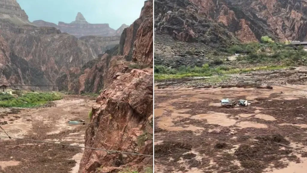 1 dead, 15 missing after flash flood in Grand Canyon National Park in US, dozens evacuated