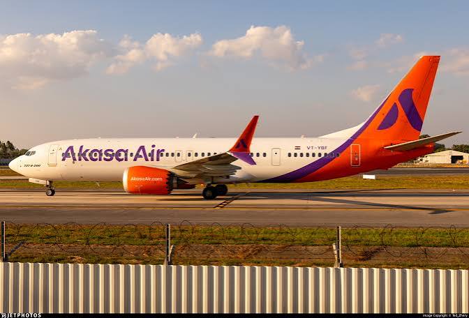 Akasa Air Expands Fleet to 42 Aircraft, Adds New Boeing 737 MAX 8-200 at Navi Mumbai Airport