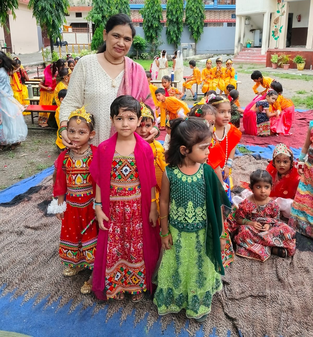 अमन पब्लिक स्कूल ढालवाला में धूमधाम से मनाई गई जन्माष्टमी