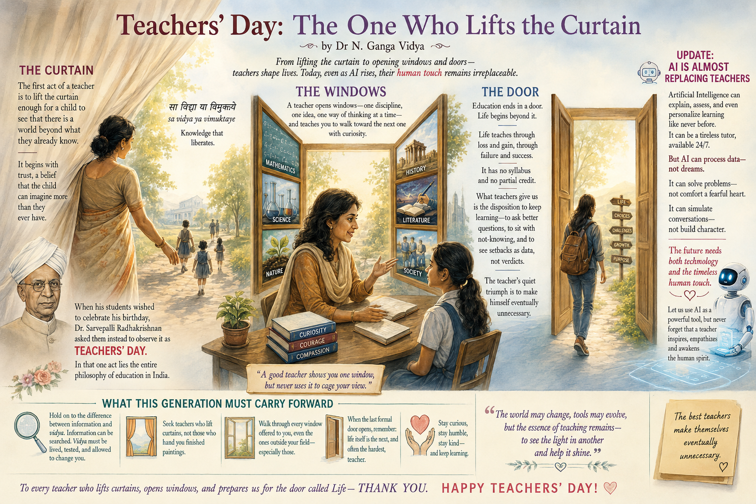 Teachers' Day: The One Who Lifts the Curtain