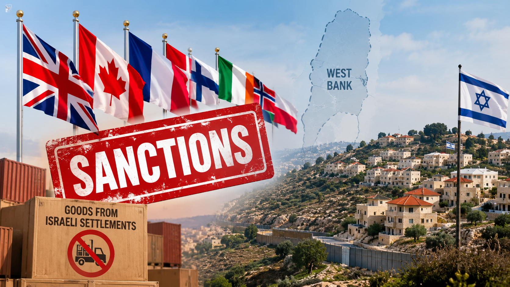 12 countries to impose trade bans on Israeli settlements in West Bank over attacks on Palestinian villages