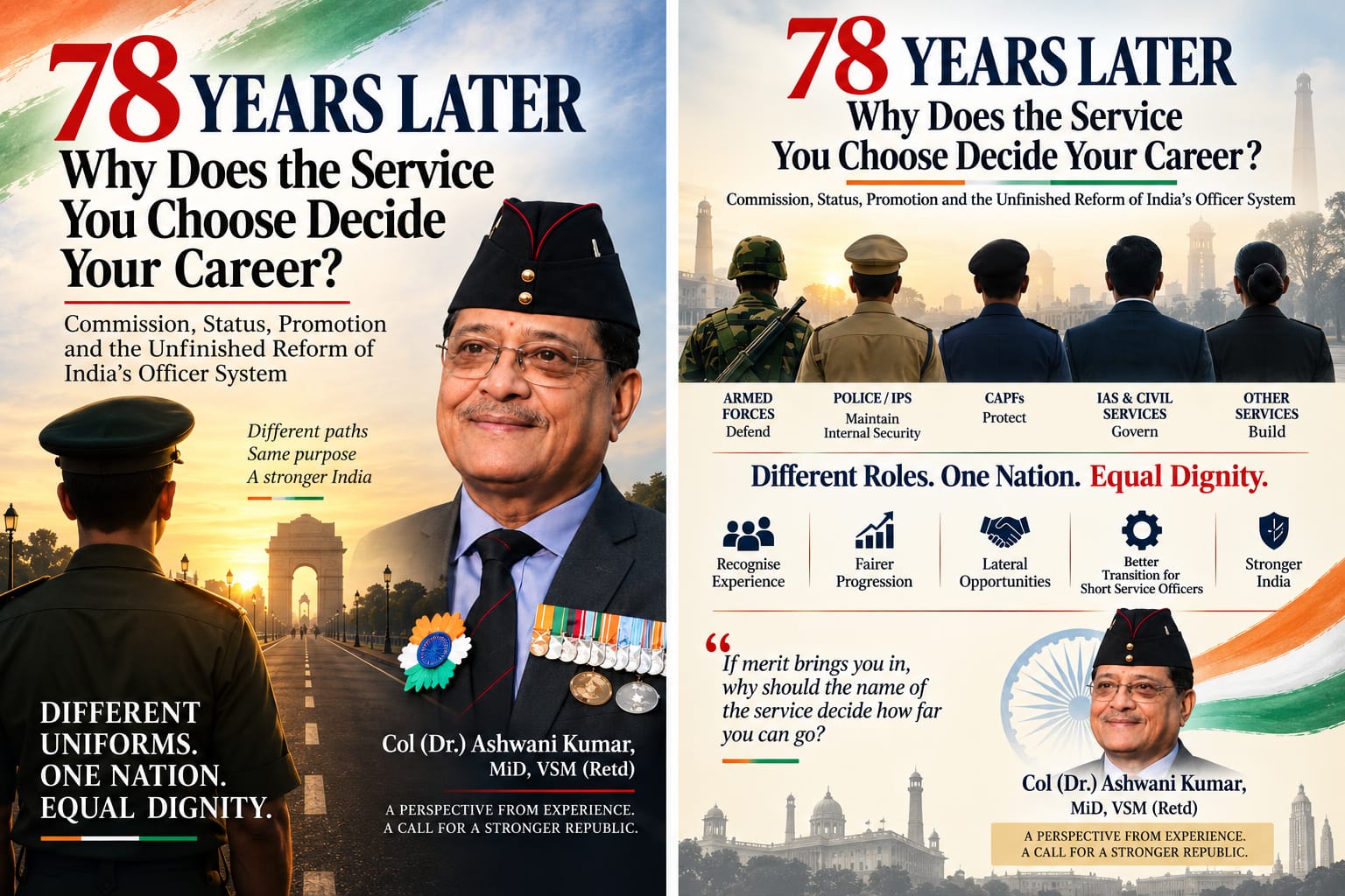 "SEVENTY EIGHT YEARS LATER: WHY DOES THE SERVICE YOU CHOOSE DECIDE YOUR CAREER?"