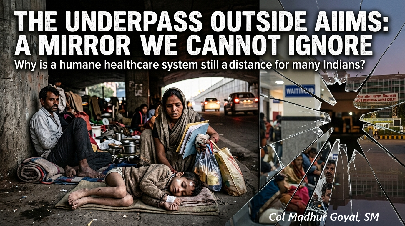 THE UNDERPASS OUTSIDE AIIMS