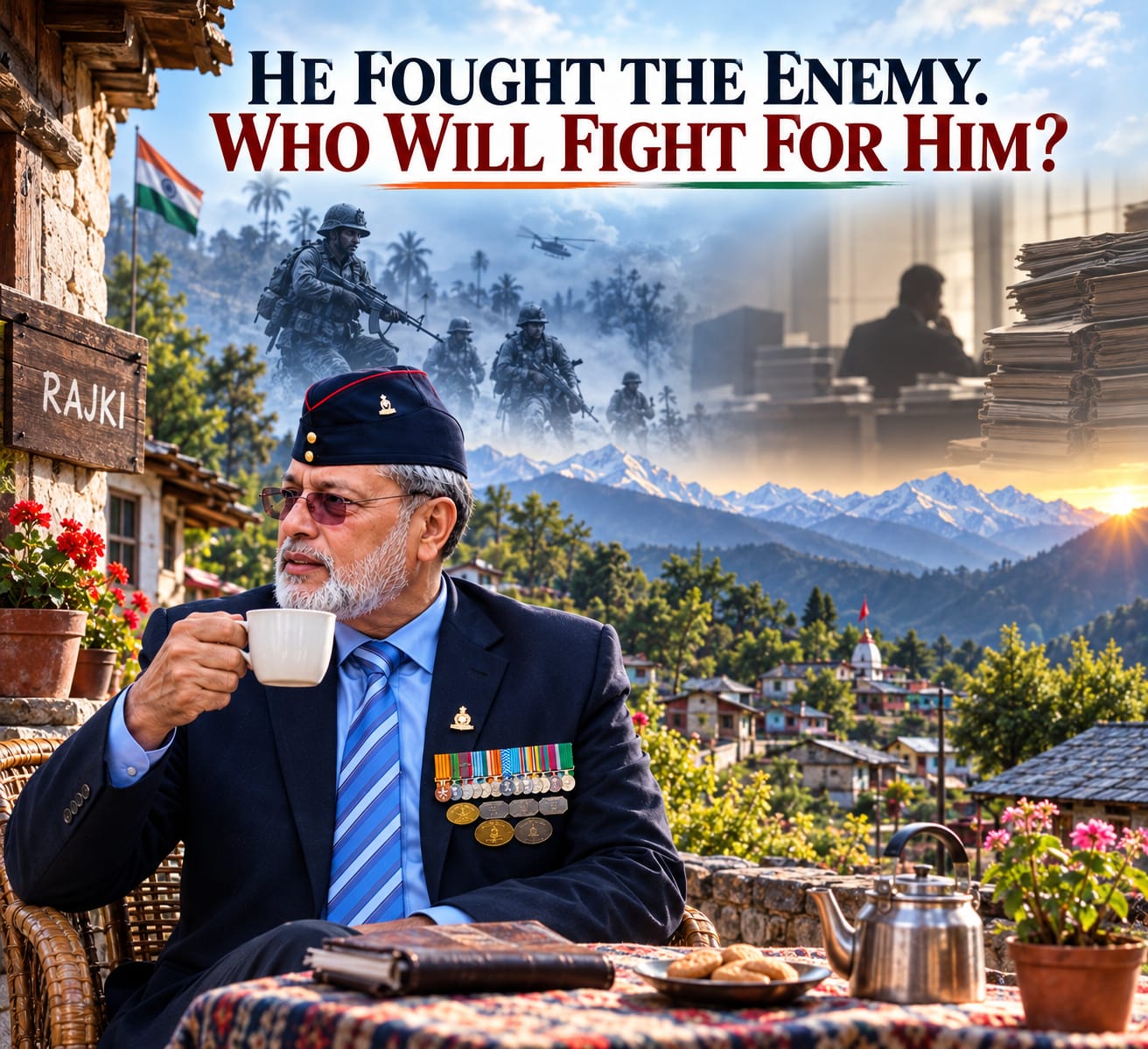 "HE FOUGHT THE ENEMY. WHO WILL FIGHT FOR HIM?"