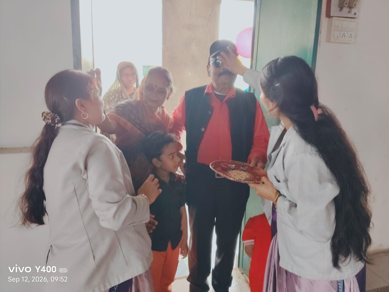 Grand Parents Day Celebrated at Green Bells School, Burhar