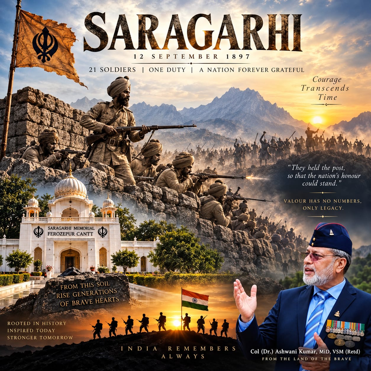 "SARAGARHI: 21 MEN, ONE DUTY, AND A LEGACY THAT STILL SPEAKS"
