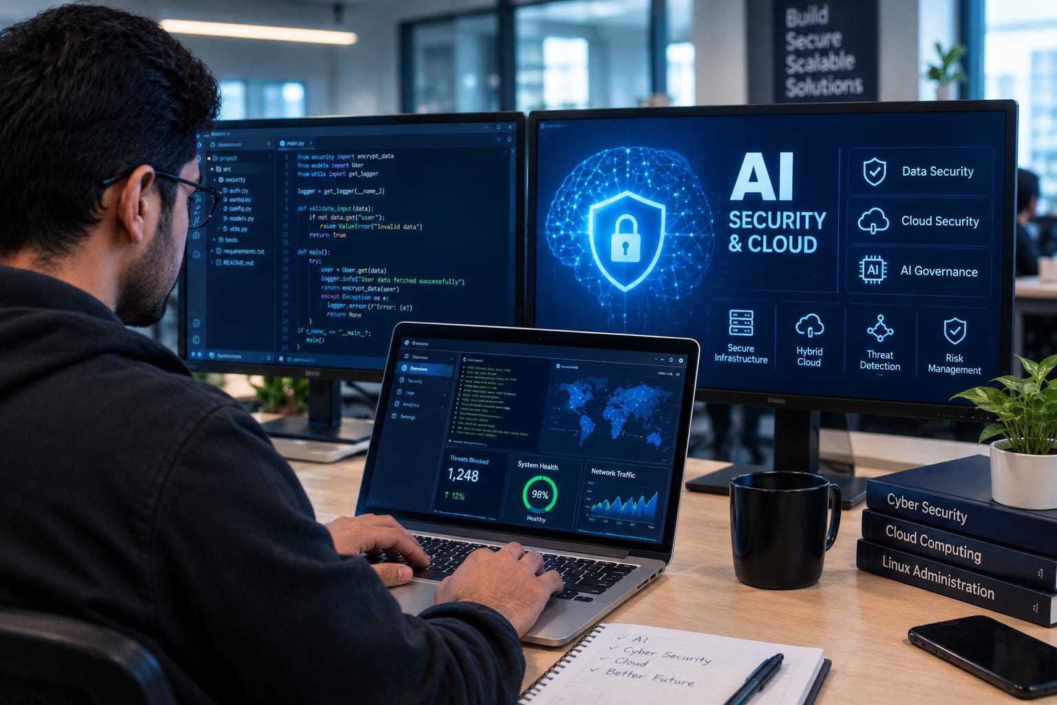 AI के बढ़ते इस्तेमाल के साथ साइबर सुरक्षा बनी बड़ी प्राथमिकता