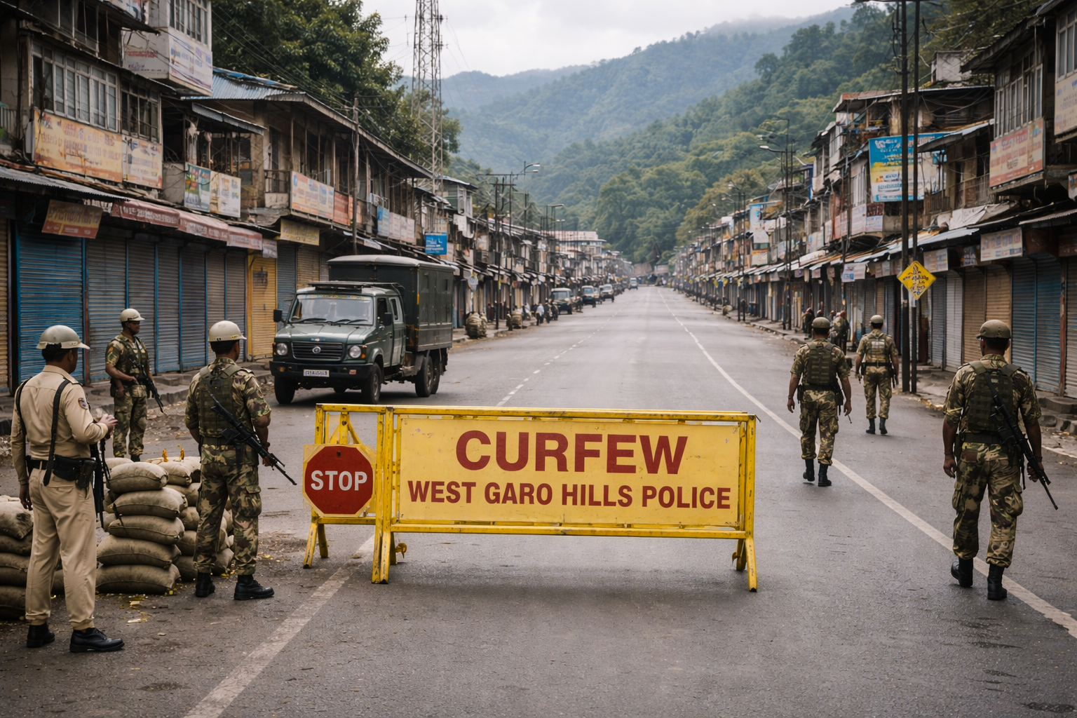 Curfew in West Garo Hills Gradually Relaxed as Authorities Work to Restore Calm After Election Violence