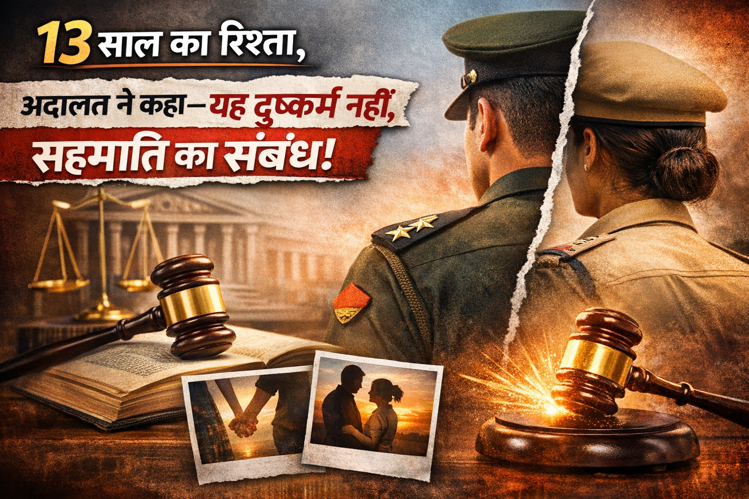 13 साल का रिश्ता, अदालत ने कहा—यह दुष्कर्म नहीं, सहमति का संबंध!