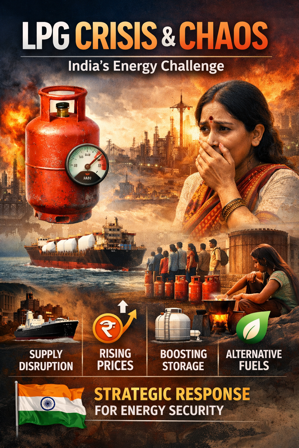LPG Crisis and Chaos: The Growing Energy Challenge and India's Strategic Response By Dhanesh Verma