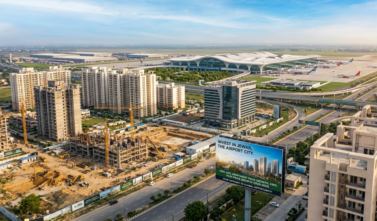 The $1 Billion 'Plot' Twist: How Jewar Airport is Rewriting Noida’s Future