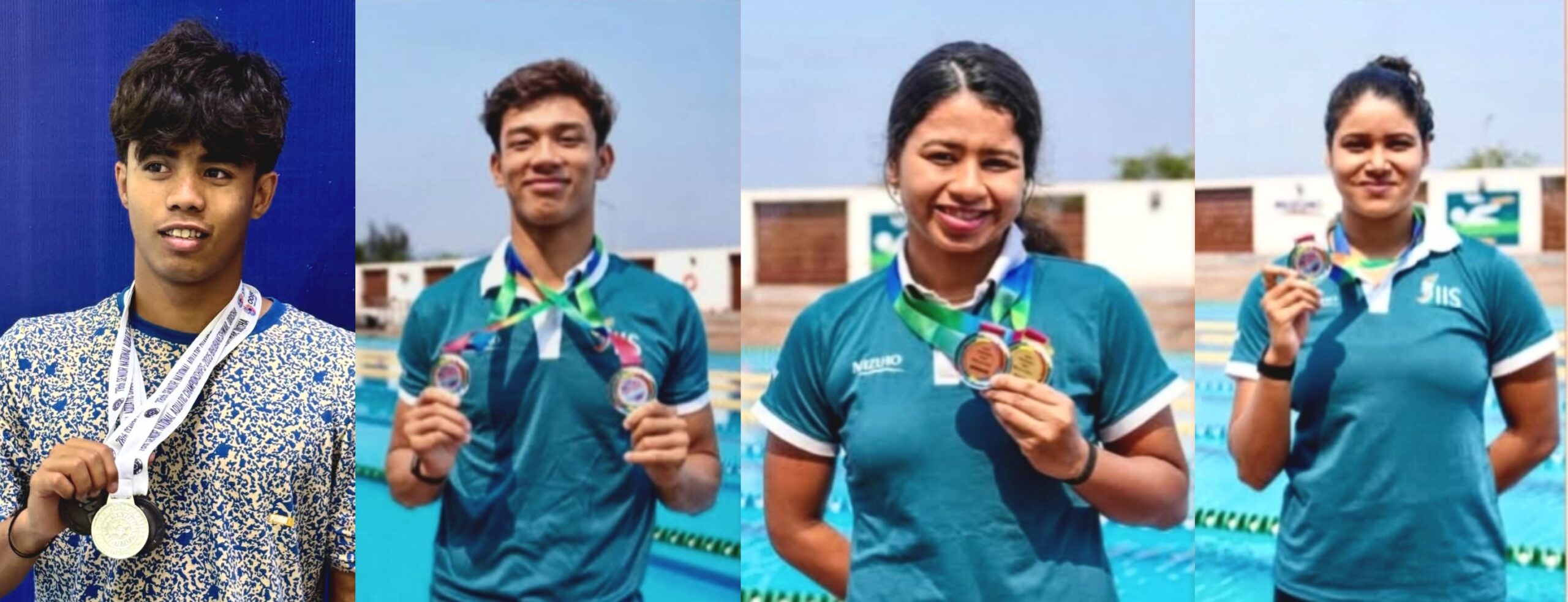 Assamese Swimmers Shine at Singapore Swimming Championship: Six Medals for Assam’s Aastha Choudhury, Tirthankar Pegu, Bikram Changmai, and Jahnabi