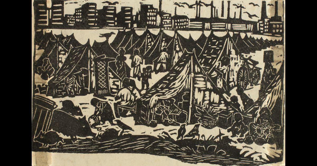Chittaprosad's Art: A Window into Mumbai's Labour Camp Era Amidst Rapid Urban Transformation
