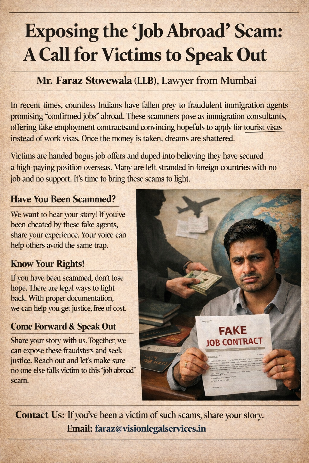 Immigration scam