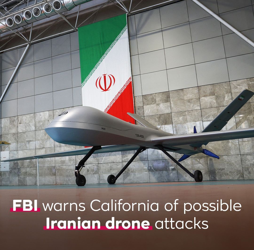 FBI warns California of Possible Iranian Drone Attacks