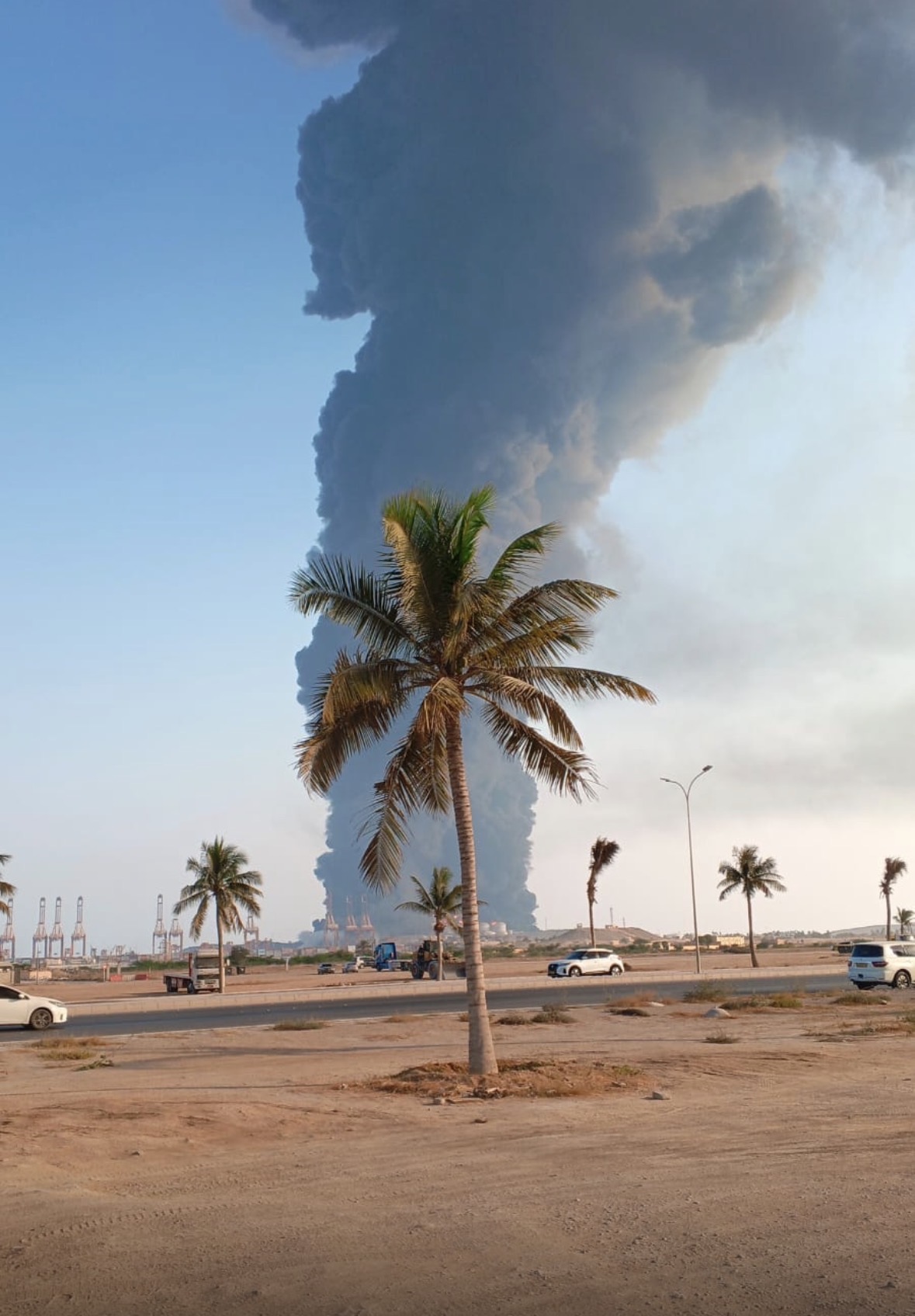 Drone Attack Sparks Fire at Salalah Port, Raising Concerns Over Global Shipping Costs