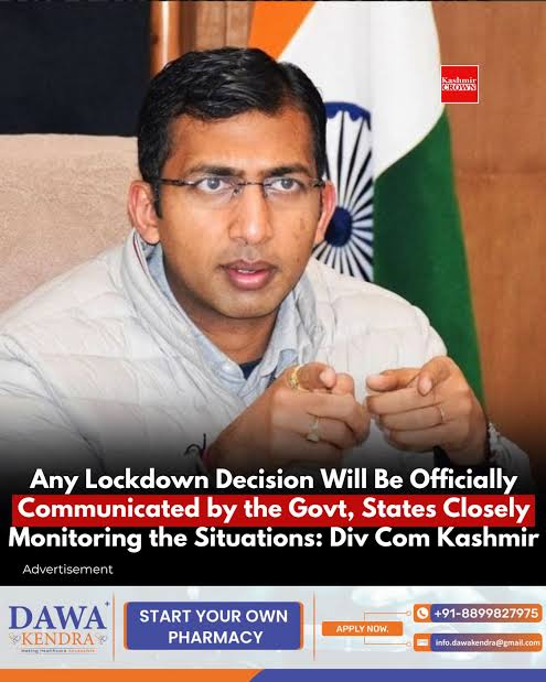 “Ignore Rumours; Essential Supplies Adequate, Security Under Constant Review”: Div Com Kashmir