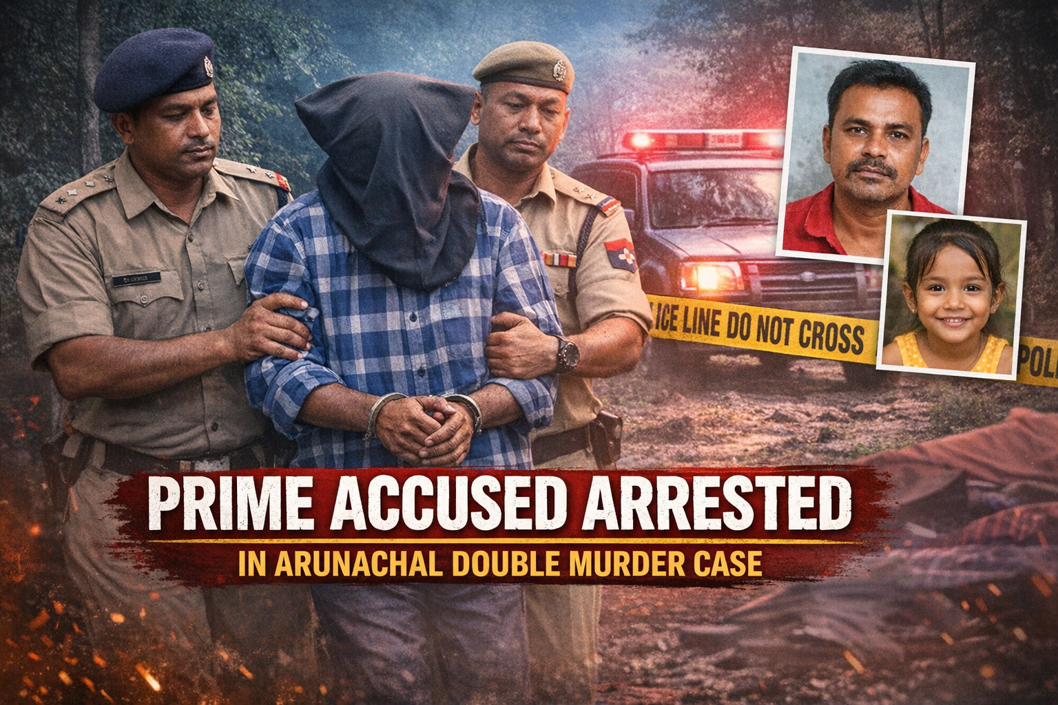 Prime Accused Arrested in Arunachal Double Murder Case After Three-Week Manhunt