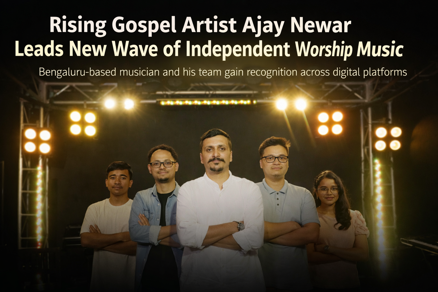Rising Gospel Artist Ajay Newar Making Waves in India’s Independent Music Scene