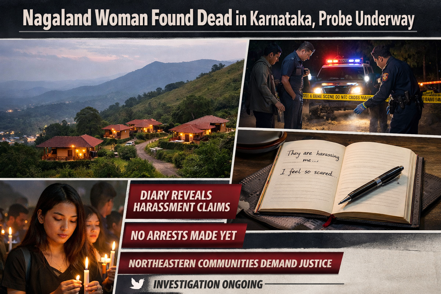 Nagaland Woman Found Dead in Karnataka, Probe Underway