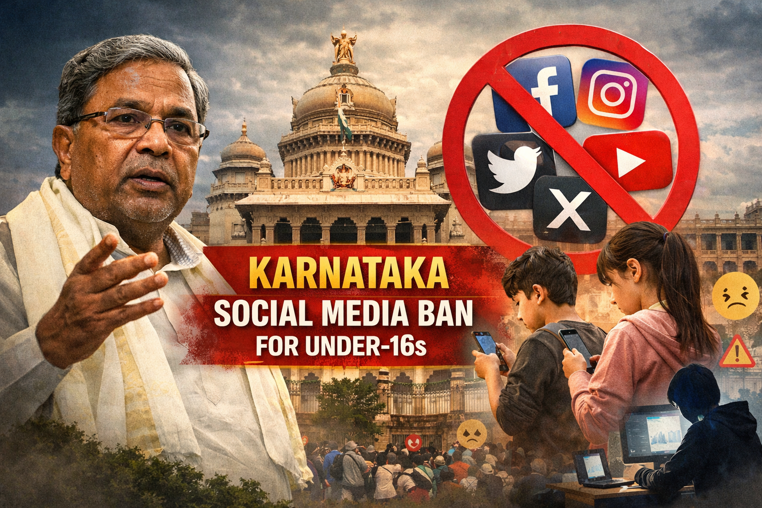 Karnataka Budget 2026–27: CM Siddaramaiah Proposes Social Media Ban for Children Under 16