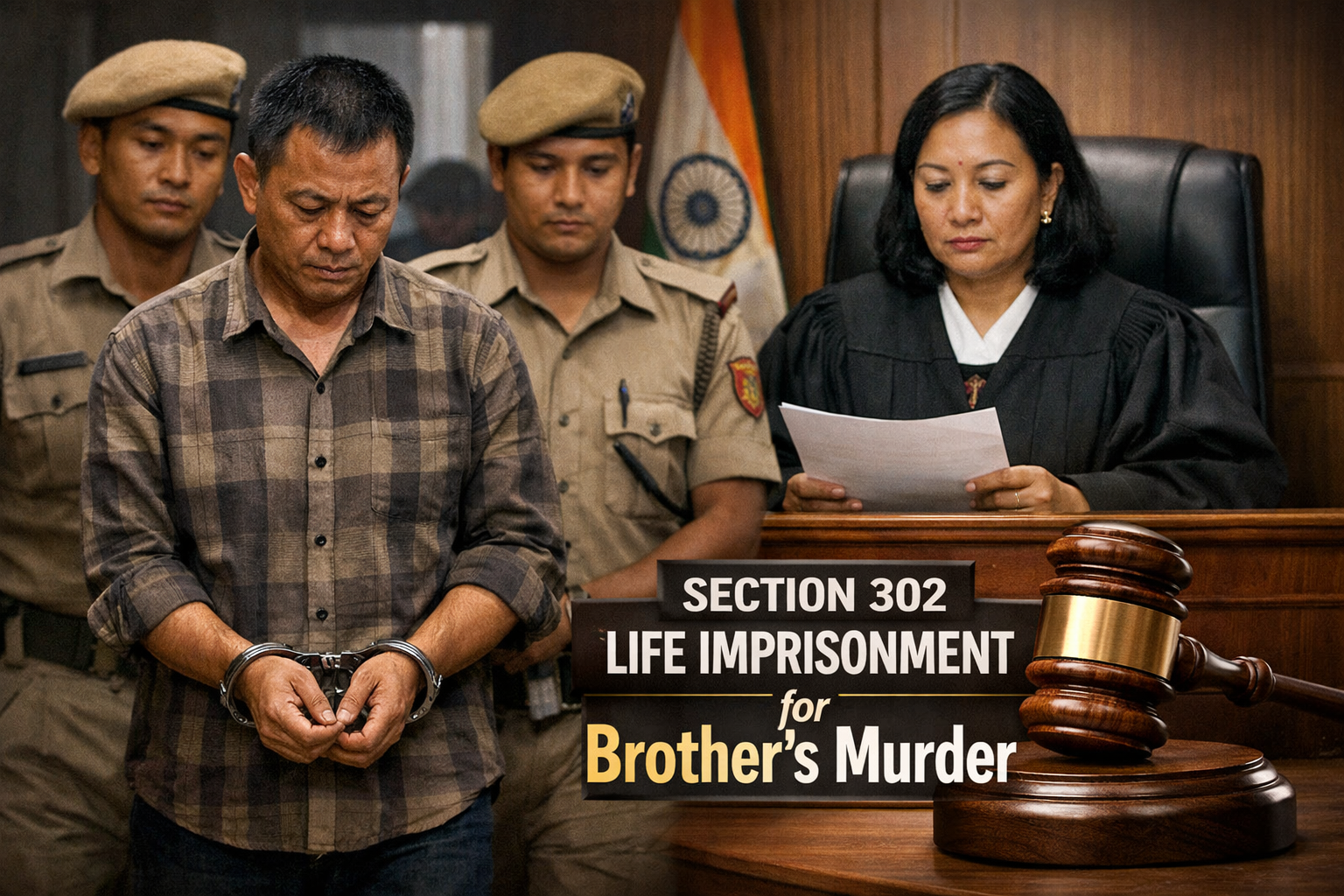 Kohima Court Sentences Man to Life Imprisonment for Killing Younger Brother