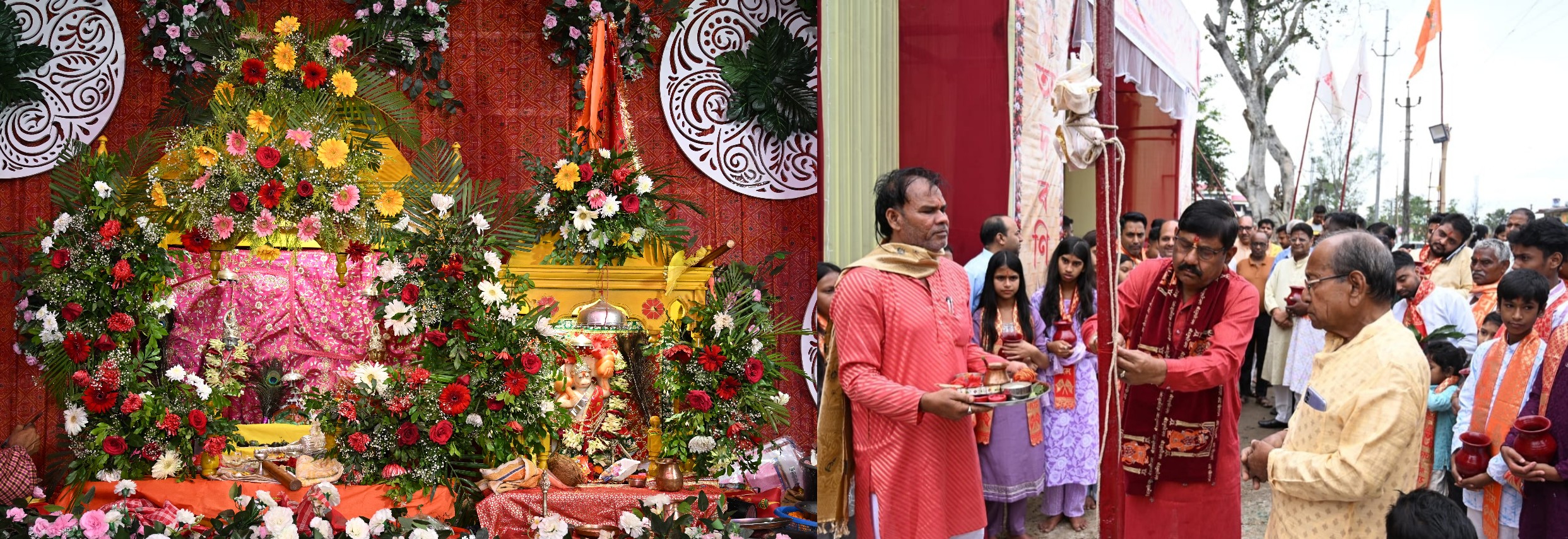 बोकाखात में तीन दिवसीय हनुमान जन्मोत्सव का आयोजन