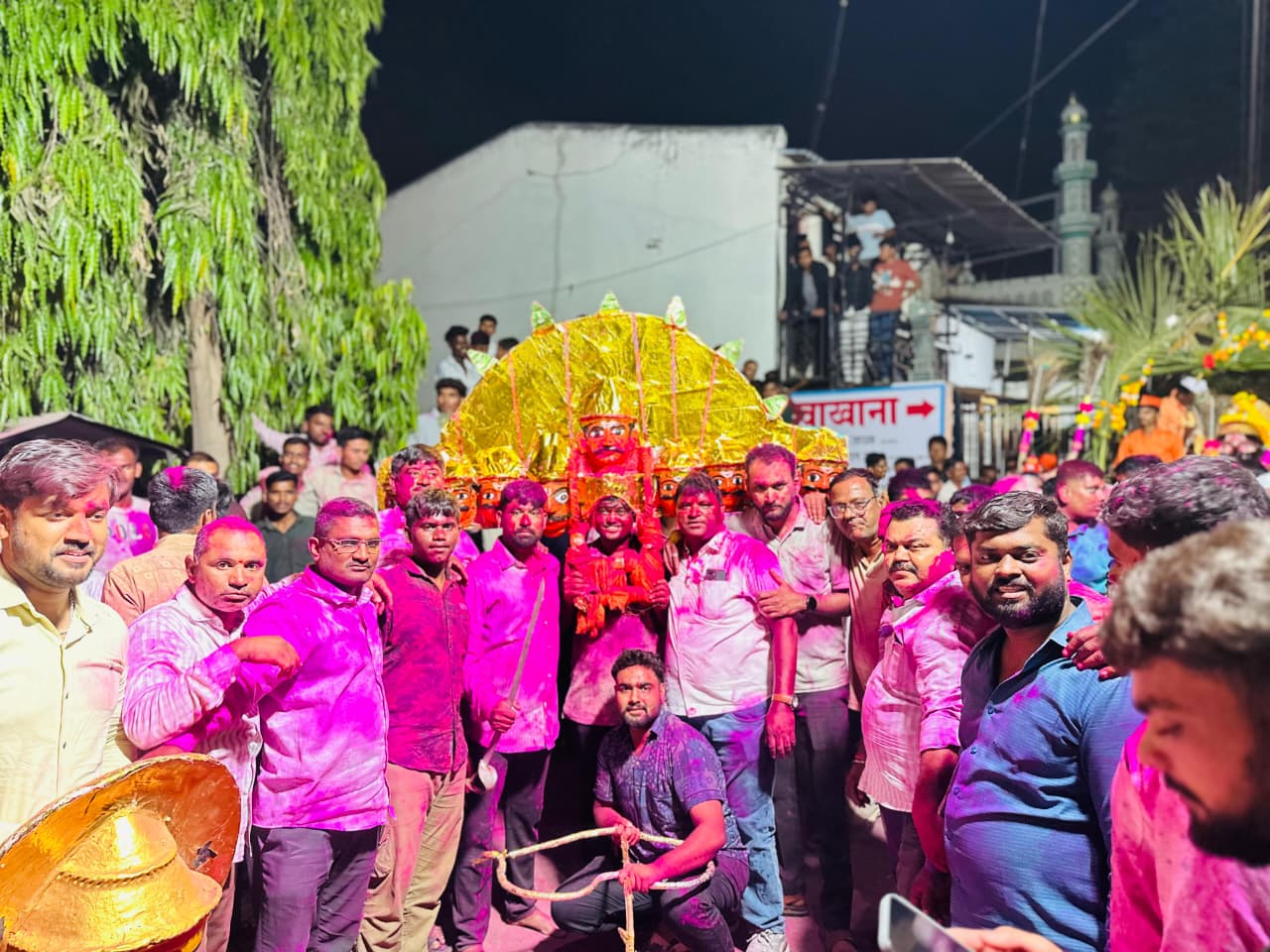 नाशिक जिल्यातील ओढा गावी भैरवनाथ महाराजाचा पालखी सोहळा संपन्न!