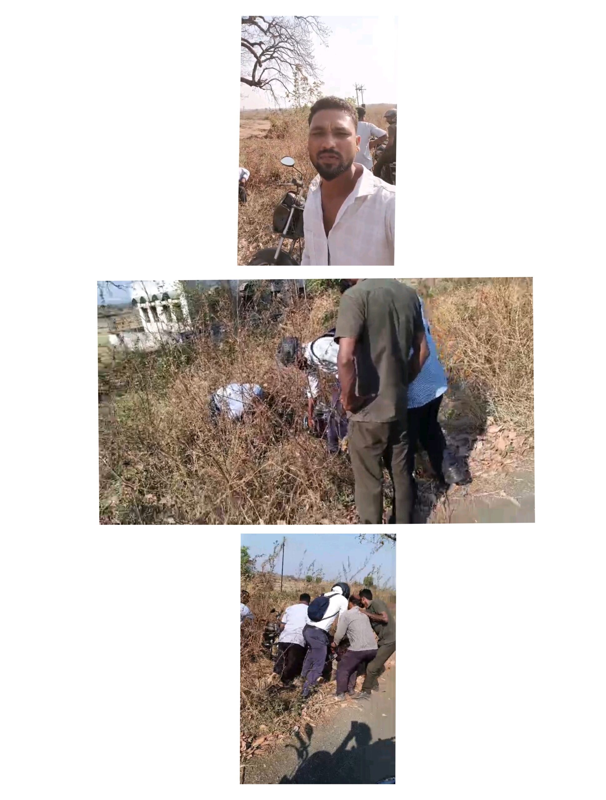 *ट्रकच्या धडकेत अपघात; हिंगणा गोंडवाना रोडची दुरवस्था उघड*!