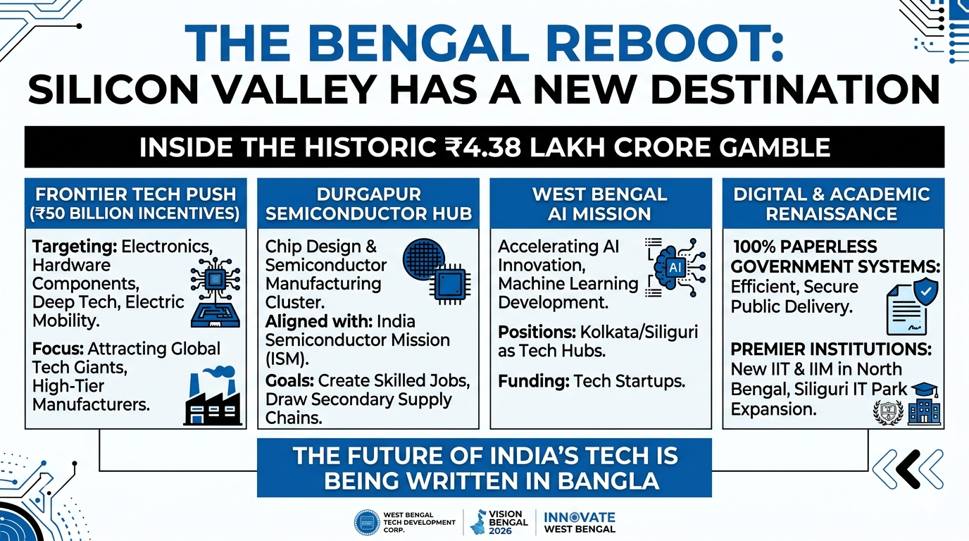 West Bengal Budget 2026-27 Focuses on Technology, Manufacturing and Digital Governance