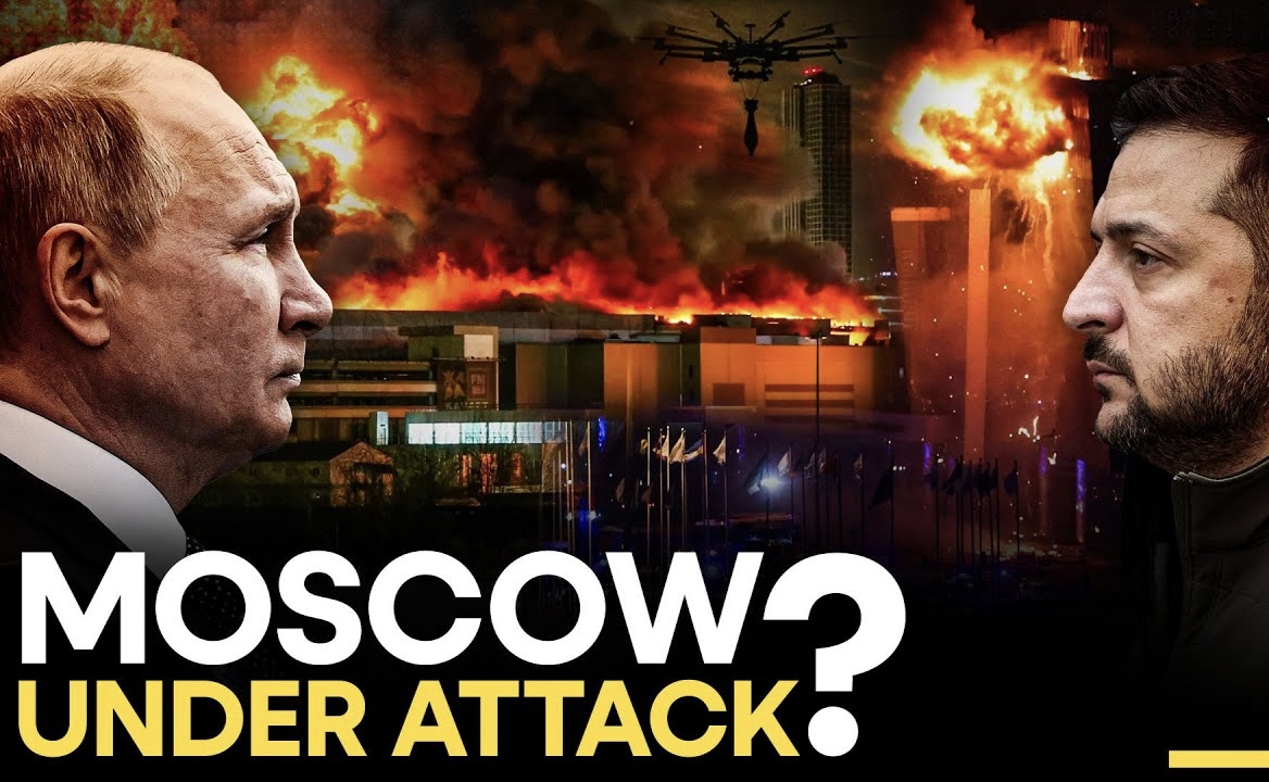 MOSCOW REPORTS MAJOR DRONE ATTACK; AUTHORITIES ASSESS DAMAGE