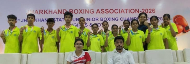 18वीं झारखंड राज्य सब जूनियर बॉक्सिंग चैंपियनशिप में धनबाद का शानदार प्रदर्शन